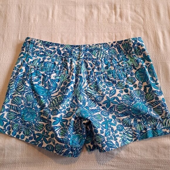 Lilly Pulitzer women's size 4 Callaghan shorts Sailor's Valentine print - Picture 2 of 5